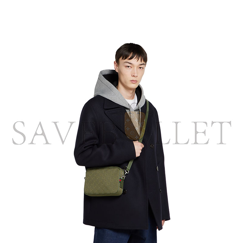 G*u*i gg canvas small crossbody bag 834802 (23*15*5cm)